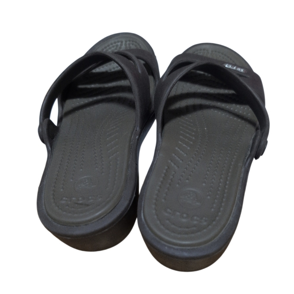 Crocs Tulum Women’s Size 6 Strappy Slide Sandals Casual Comfort - Picture 4 of 7